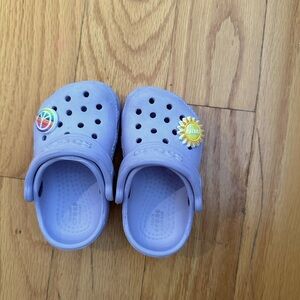 Lilac Crocs - Baby/Toddler 4C
